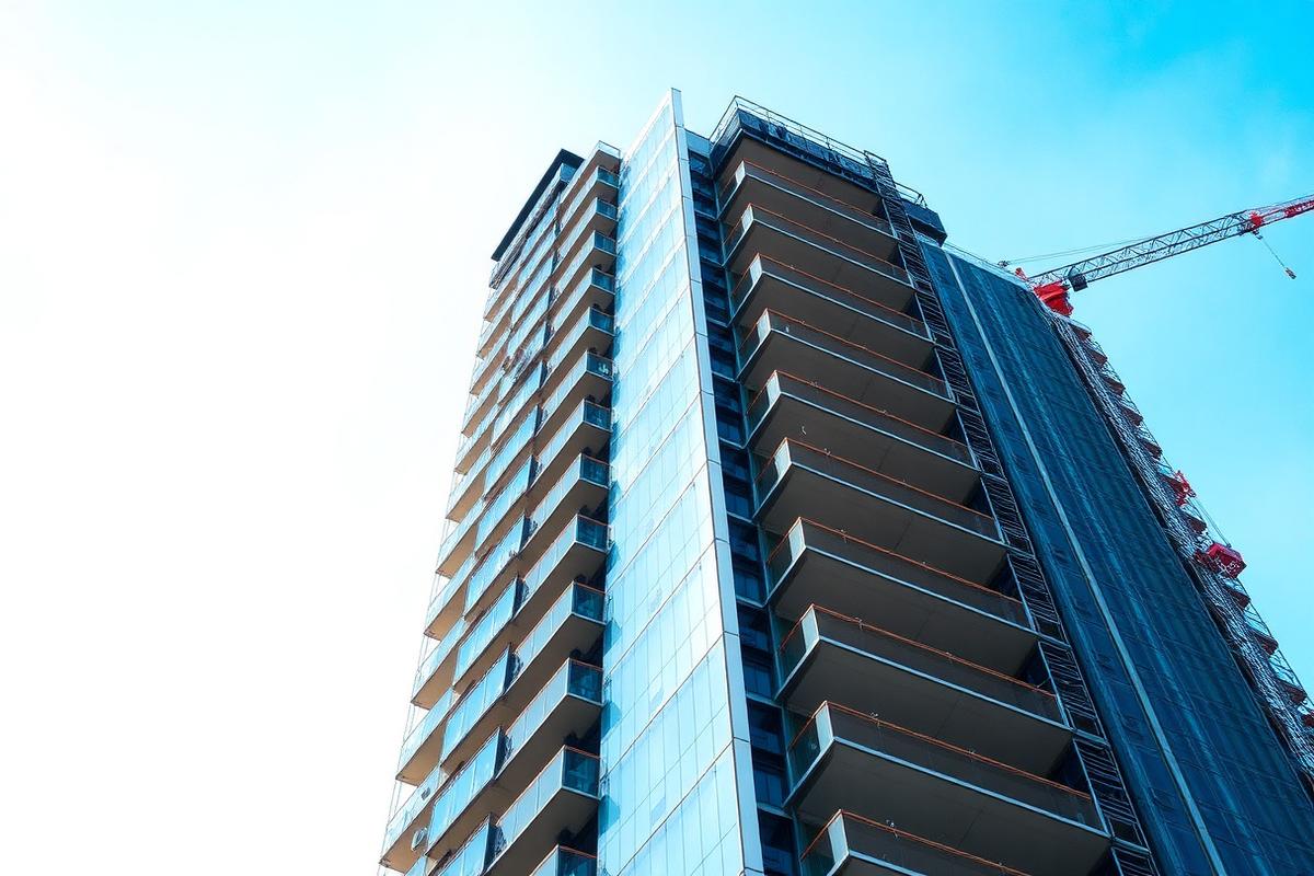 High-rise facade insulation